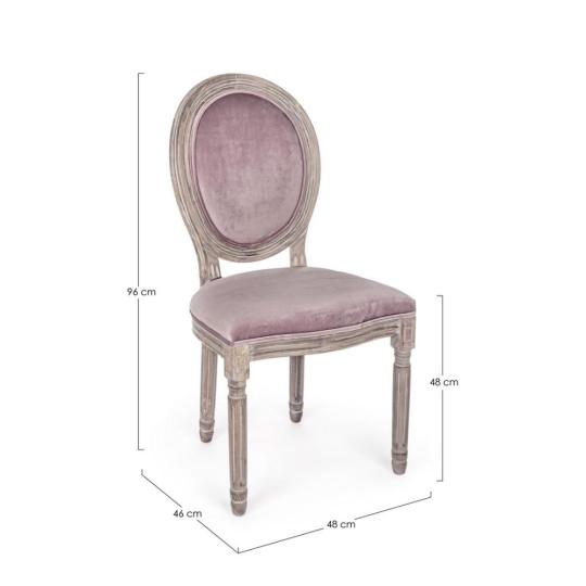 rozsaszin ovalis hattamlas klasszikus karpitos szek etkezoszek barsony elegans polgari villa luxus provence provanszi stilusu etkezo asztal butor egyedi butor gyartas lameridiana lakberendezesi aruhaz meretek.jpg